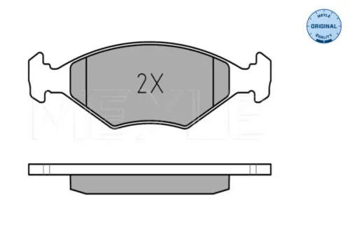 MEYLE MEYLE 025 232 2018/W Meyle Front Brake Pads Set For Fiat Lancia Dedra Palio Siena 