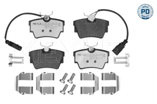 Meyle Pd Rear Brake Pads Set For Vw California Multivan Transporter
