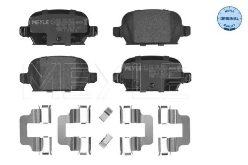 Meyle Rear Brake Pads Set For Opel Vauxhall Corsa Corsavan Tigra