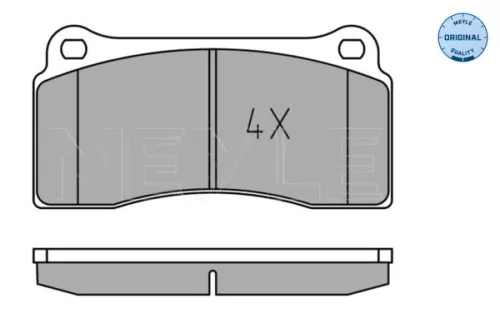 Meyle Front Brake Pads Set For Daimler Jaguar Daimler Xj Xk 8
