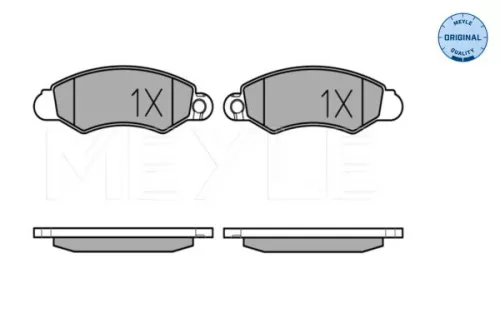 MEYLE MEYLE 025 232 9614/W Meyle Front Brake Pads Set For Subaru Suzuki Justy Swift 