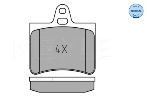 MEYLE MEYLE 025 233 0515 Meyle Rear Brake Pads Set For Citroën C5 