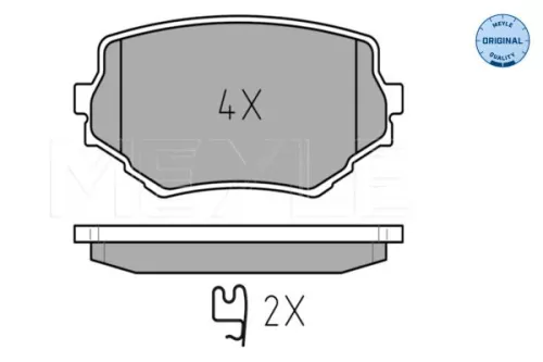 MEYLE MEYLE 025 233 1414/W Meyle Front Brake Pads Set For Suzuki Grand Vitara Vitara 