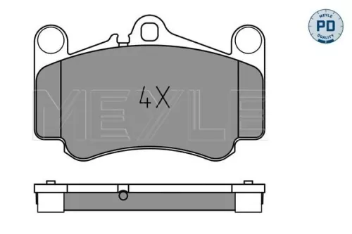 MEYLE MEYLE 025 233 3017/PD Meyle Pd Front Brake Pads Set For Porsche 911 