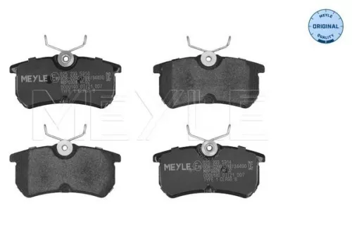 Meyle Rear Brake Pads Set For Ford Fiesta Focus