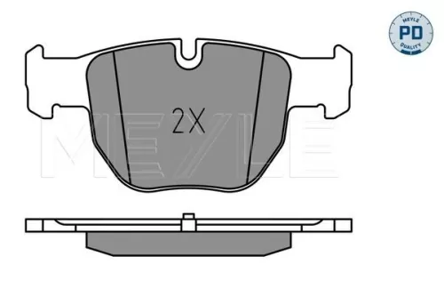 MEYLE MEYLE 025 233 9719/PD Meyle Pd Front Brake Pads Set For Land Rover Range Rover 