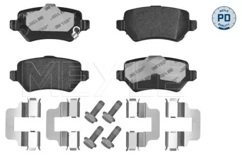 Meyle Pd Rear Brake Pads Set For Kia Opel Vauxhall Astra Astra G Classic Astra H