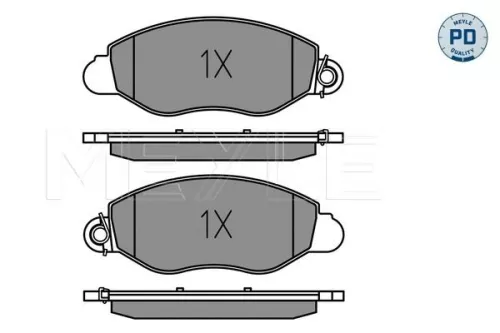 MEYLE MEYLE 025 234 3418/PD Meyle Pd Front Brake Pads Set For Ford Transit Transit Tourneo 
