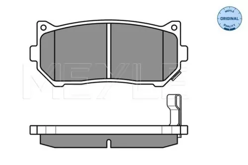 MEYLE MEYLE 025 234 5513/W Meyle Rear Brake Pads Set For Kia Carens Cerato Clarus Shuma 
