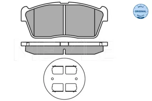 MEYLE MEYLE 025 235 0715 Meyle Front Brake Pads Set For Citroën Daihatsu Mitsubishi Nissan Peugeot Subaru 