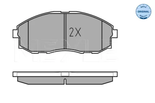 MEYLE MEYLE 025 235 3617/W Meyle Front Brake Pads Set For Hyundai H-1 H-1 / Starex H100 