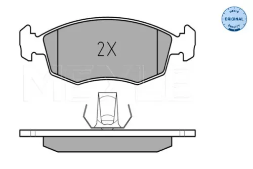 MEYLE MEYLE 025 235 5218 Meyle Front Brake Pads Set For Fiat Doblo Linea Palio Punto Siena Strada 