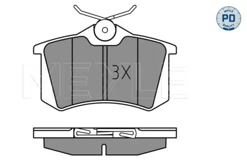 MEYLE MEYLE 025 235 5417/PD Meyle Pd Rear Brake Pads Set For Ford Seat Vw Alhambra Galaxy Sharan Transporter 