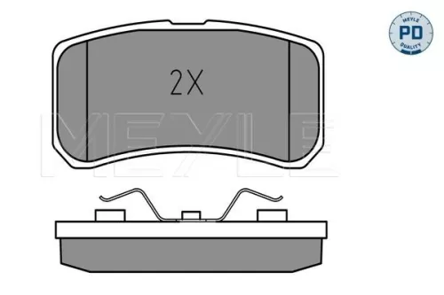 MEYLE MEYLE 025 235 8216/PD Meyle Pd Rear Brake Pads Set For Chrysler Citroën Dodge Jeep Lancia Mitsubishi P 