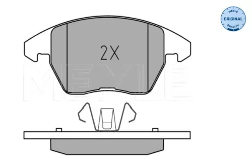 MEYLE MEYLE 025 235 8919 Meyle Front Brake Pads Set For Audi Citroën Ds Peugeot Seat Vw 2008 207 207 Sw 2 