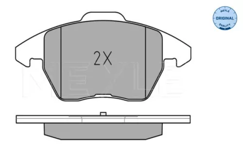 MEYLE MEYLE 025 235 8919 Meyle Front Brake Pads Set For Audi Citroën Ds Peugeot Seat Vw 2008 207 207 Sw 2 