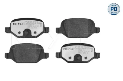 Meyle Pd Rear Brake Pads Set For Abarth Citroën Fiat Lancia 500 500 / 595 / 695 