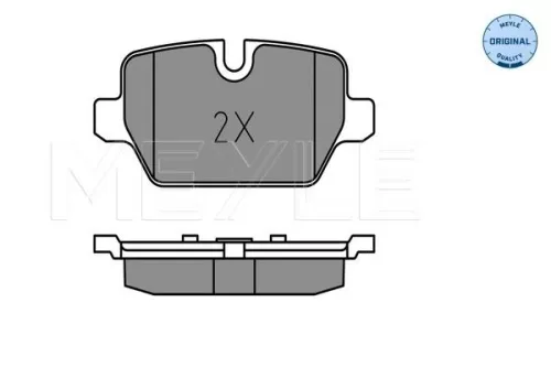 MEYLE MEYLE 025 236 2316 Meyle Rear Brake Pads Set For Bmw Mini 1 3 Countryman Paceman 