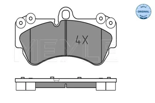 MEYLE MEYLE 025 236 9217 Meyle Front Brake Pads Set For Porsche Vw Cayenne Touareg 