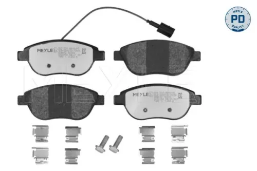 Meyle Pd Front Brake Pads Set For Abarth Fiat Lancia Opel Vauxhall 500 / 595 / 6