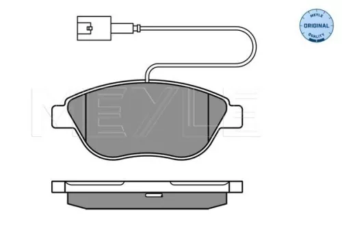 MEYLE MEYLE 025 237 0919/W Meyle Front Brake Pads Set For Abarth Fiat Lancia Opel Vauxhall 500 / 595 / 695  