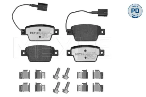Meyle Pd Rear Brake Pads Set For Alfa Romeo Fiat Lancia Bravo Bravo Van Delta Mi