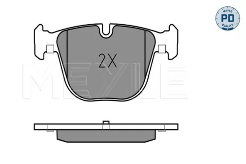 MEYLE MEYLE 025 237 3116/PD Meyle Pd Rear Brake Pads Set For Bmw 5 7 Series 