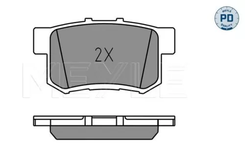 MEYLE MEYLE 025 237 3615/PD Meyle Pd Rear Brake Pads Set For Honda Cr-v Fr-v 