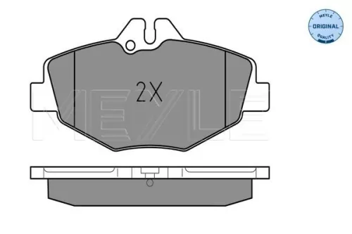 MEYLE MEYLE 025 237 4320 Meyle Front Brake Pads Set For Mercedes E-class 