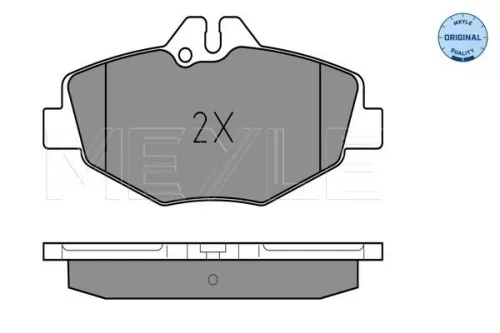 MEYLE MEYLE 025 237 4320 Meyle Front Brake Pads Set For Mercedes E-class 