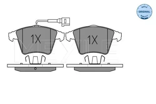 MEYLE MEYLE 025 237 4618/W Meyle Front Brake Pads Set For Vw California Multivan Transporter 