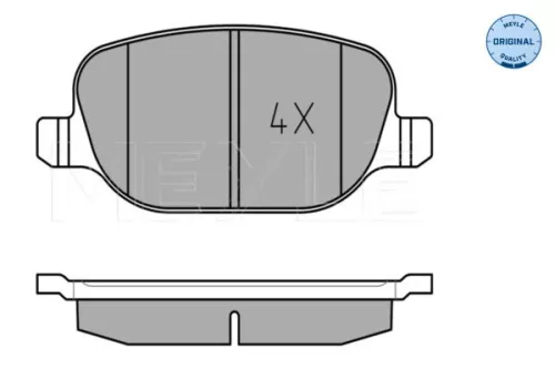 MEYLE MEYLE 025 237 6017 Meyle Rear Brake Pads Set For Alfa Romeo Lancia 159 Brera Delta Spider Thesis 