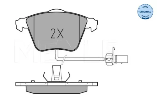 MEYLE MEYLE 025 237 6220/W Meyle Front Brake Pads Set For Audi A6 Allroad 