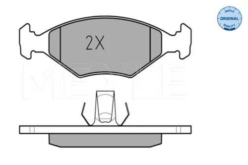 MEYLE MEYLE 025 237 7518 Meyle Front Brake Pads Set For Fiat Palio Siena 