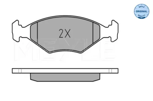 MEYLE MEYLE 025 237 7518 Meyle Front Brake Pads Set For Fiat Palio Siena 