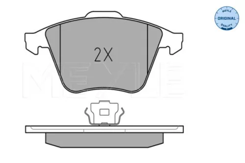 MEYLE MEYLE 025 238 0120/W Meyle Front Brake Pads Set For Audi Seat Skoda Vw A3 Eos Golf Leon Passat Passat 