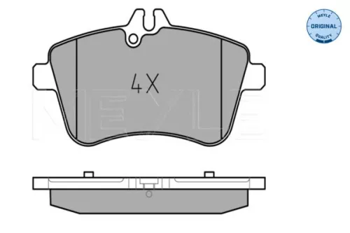 MEYLE MEYLE 025 238 8120 Meyle Front Brake Pads Set For Mercedes A-class B-class 