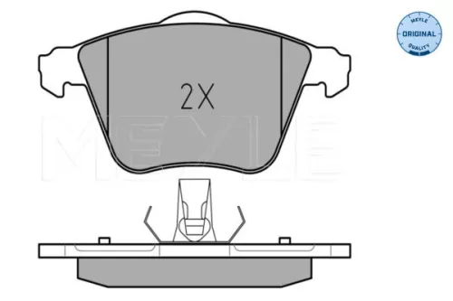 MEYLE MEYLE 025 239 1218 Meyle Front Brake Pads Set For Cadillac Ford Mazda Opel Saab Vauxhall Volvo 3 9- 