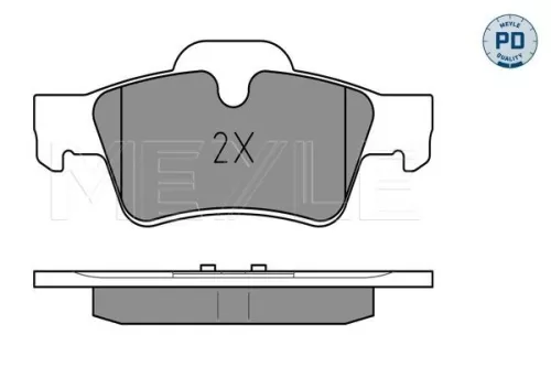 MEYLE MEYLE 025 239 2318/PD Meyle Pd Rear Brake Pads Set For Mercedes G-class Gl-class M-class R-class 