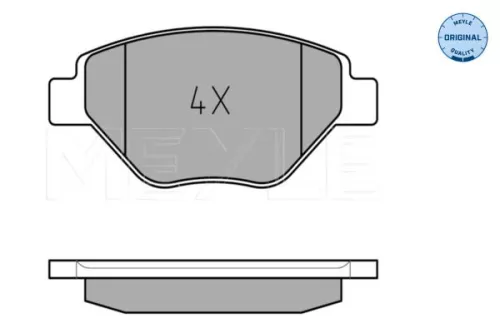 MEYLE MEYLE 025 239 3418 Meyle Front Brake Pads Set For Renault Megane 