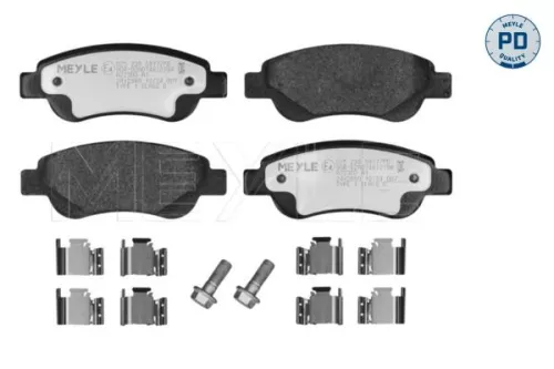 Meyle Pd Front Brake Pads Set For Citroën Peugeot Toyota 107 108 Aygo C1