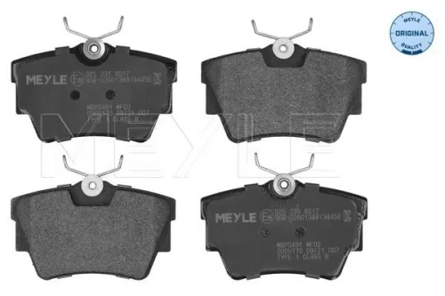 Meyle Rear Brake Pads Set For Fiat Nissan Opel Renault Vauxhall Primastar Talent