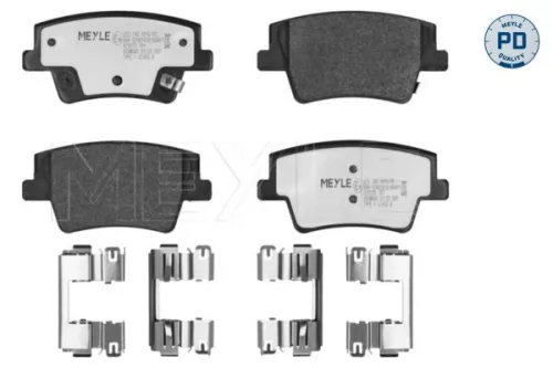 Meyle Pd Rear Brake Pads Set For Hyundai Santa Fe