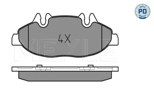 MEYLE MEYLE 025 240 0720/PD Meyle Pd Front Brake Pads Set For Mercedes Marco Polo Viano Vito Vito / Mixto 