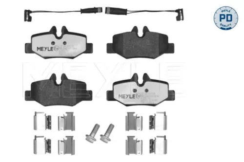 Meyle Pd Rear Brake Pads Set For Mercedes Viano Vito Vito / Mixto