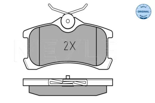 MEYLE MEYLE 025 240 1314/W Meyle Rear Brake Pads Set For Toyota Avensis Corolla 