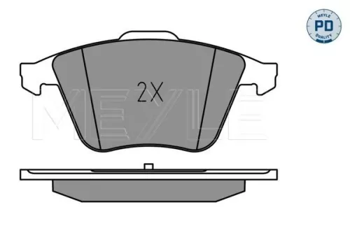 MEYLE MEYLE 025 240 2120/PD Meyle Pd Front Brake Pads Set For Audi Vw A3 Golf Scirocco Tt 