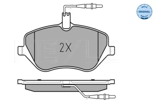 MEYLE MEYLE 025 241 3317/W Meyle Front Brake Pads Set For Citroën Peugeot 407 607 Ax C5 C6 