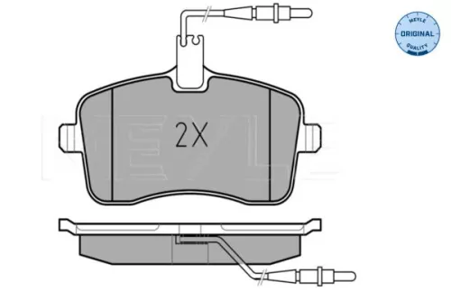 MEYLE MEYLE 025 241 3418/W Meyle Front Brake Pads Set For Peugeot 407 