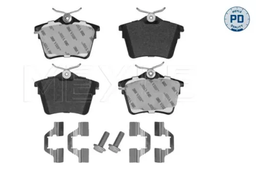 Meyle Pd Rear Brake Pads Set For Citroën Peugeot 407 407 Sw 607 C5